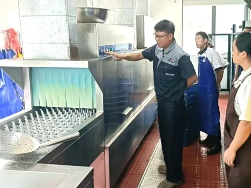 Best Practices for Loading a Hood-Type Dishwasher